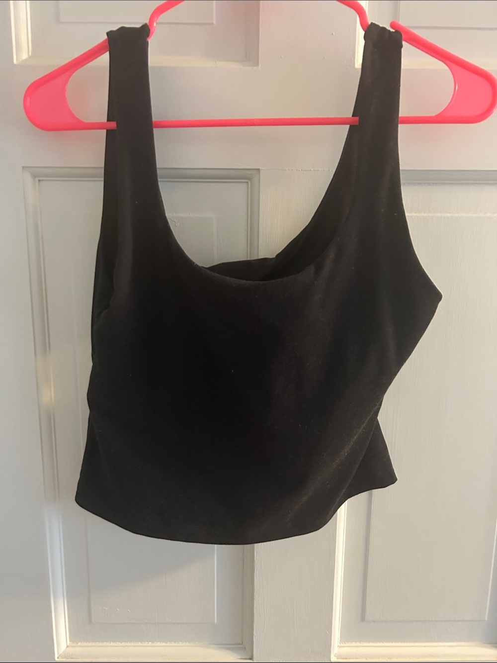 Fabletics Black Crop Tank Top